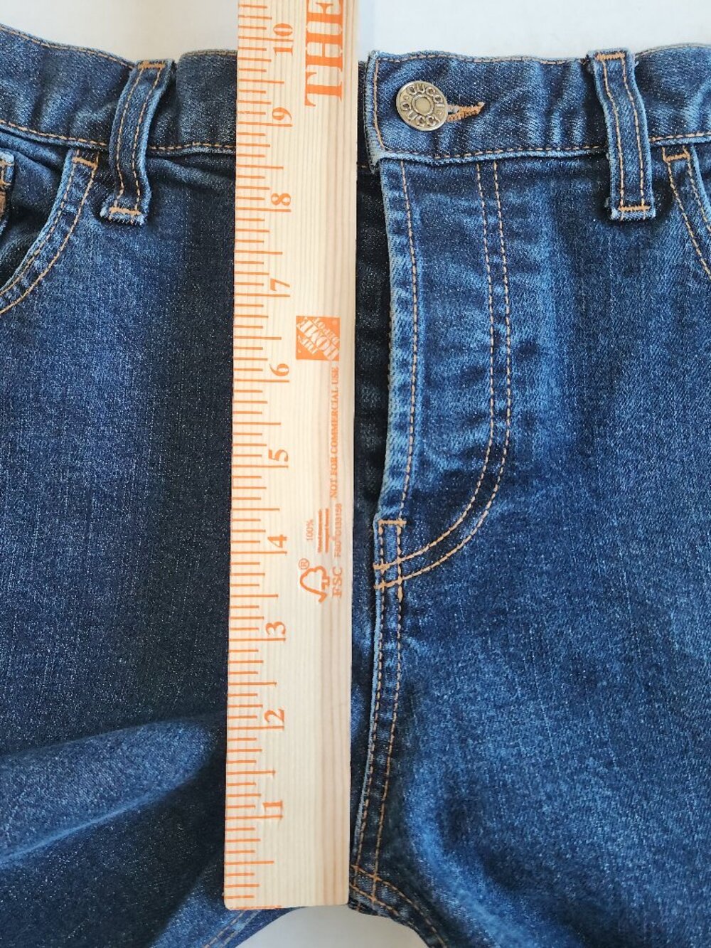Gucci Denim Blue Jeans Women’s Size 18 US Straight Button Up Made In Italy - Picture 13 of 16